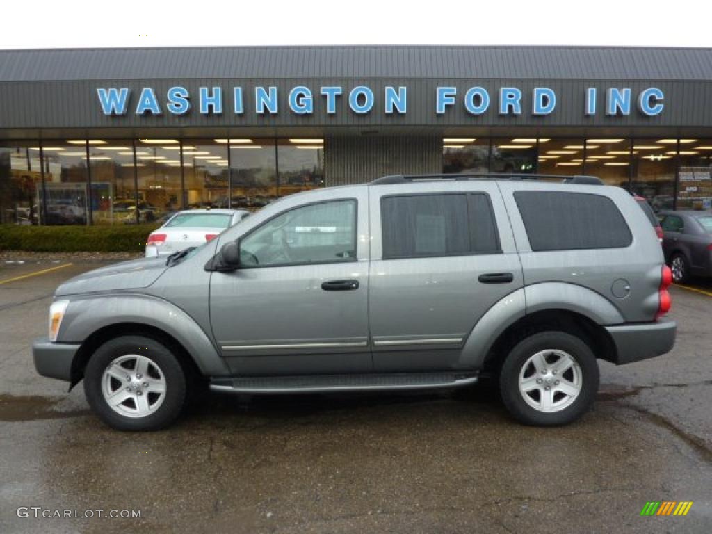 2005 Durango Limited 4x4 - Mineral Gray Metallic / Dark Khaki/Light Graystone photo #1