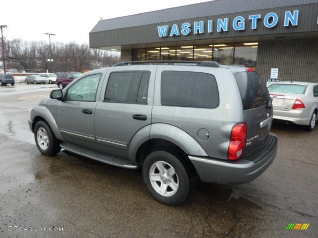 2005 Durango Limited 4x4 - Mineral Gray Metallic / Dark Khaki/Light Graystone photo #2