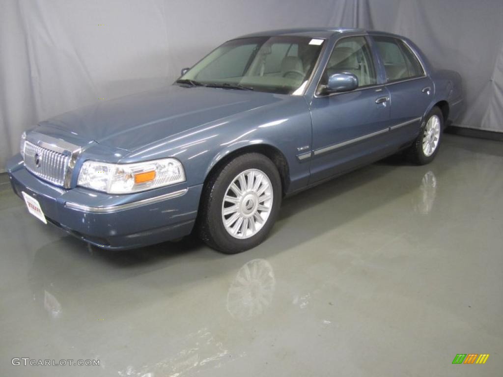 2010 Grand Marquis LS Ultimate Edition - Norsea Blue Metallic / Medium Light Stone photo #1