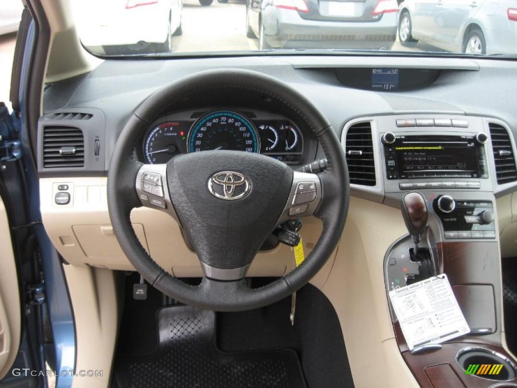 2011 Toyota Venza I4 Ivory Dashboard Photo #45974528