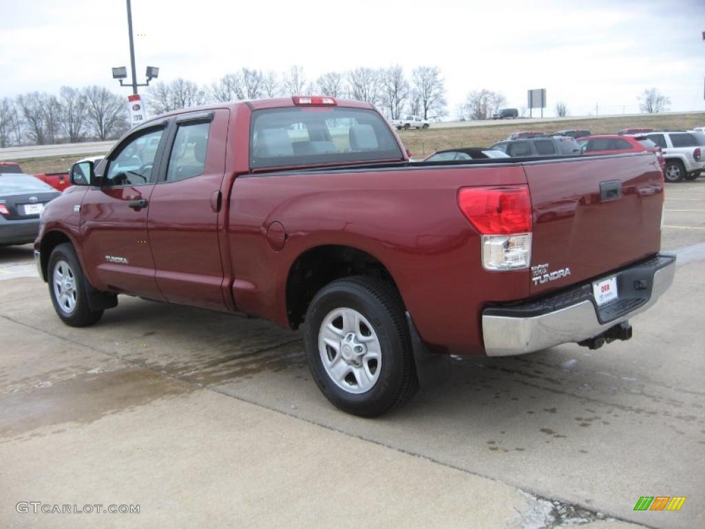 2010 Tundra Double Cab - Salsa Red Pearl / Graphite Gray photo #5