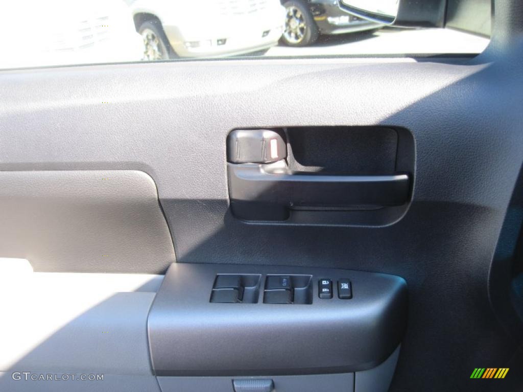 2010 Tundra CrewMax - Super White / Graphite Gray photo #14