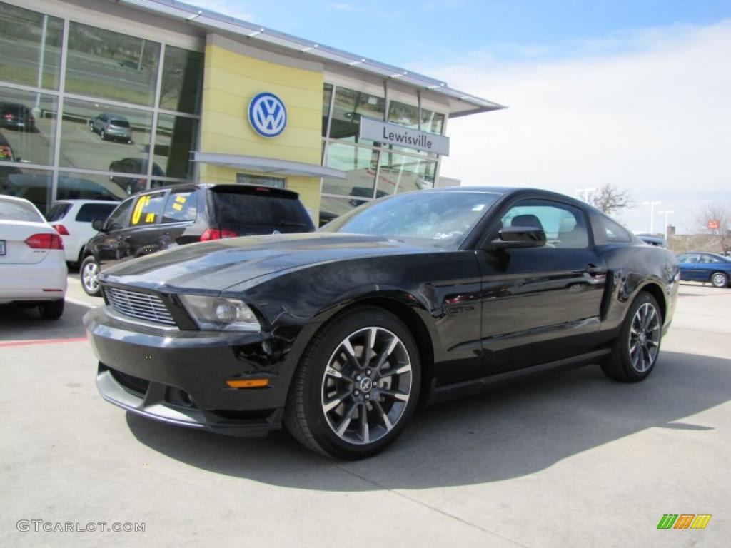 2011 Mustang GT/CS California Special Coupe - Ebony Black / Charcoal Black photo #1