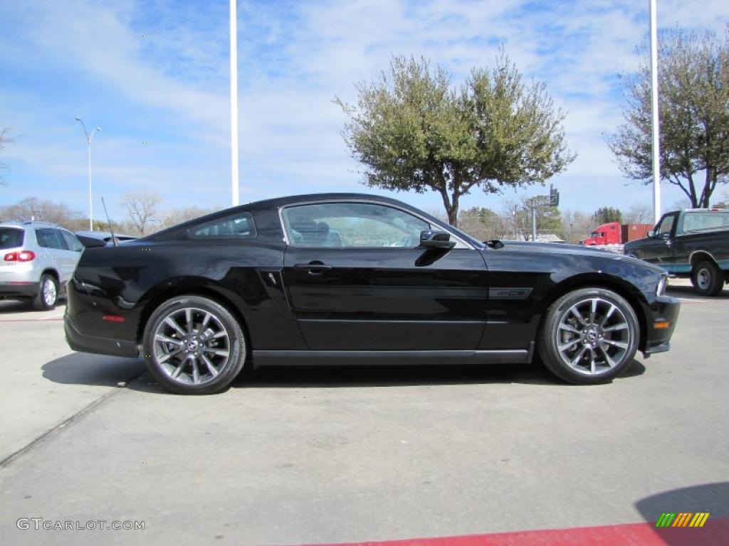 2011 Mustang GT/CS California Special Coupe - Ebony Black / Charcoal Black photo #6