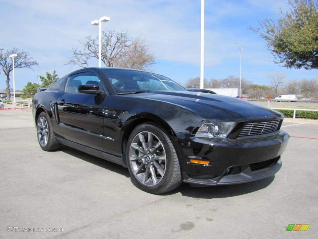 2011 Mustang GT/CS California Special Coupe - Ebony Black / Charcoal Black photo #7