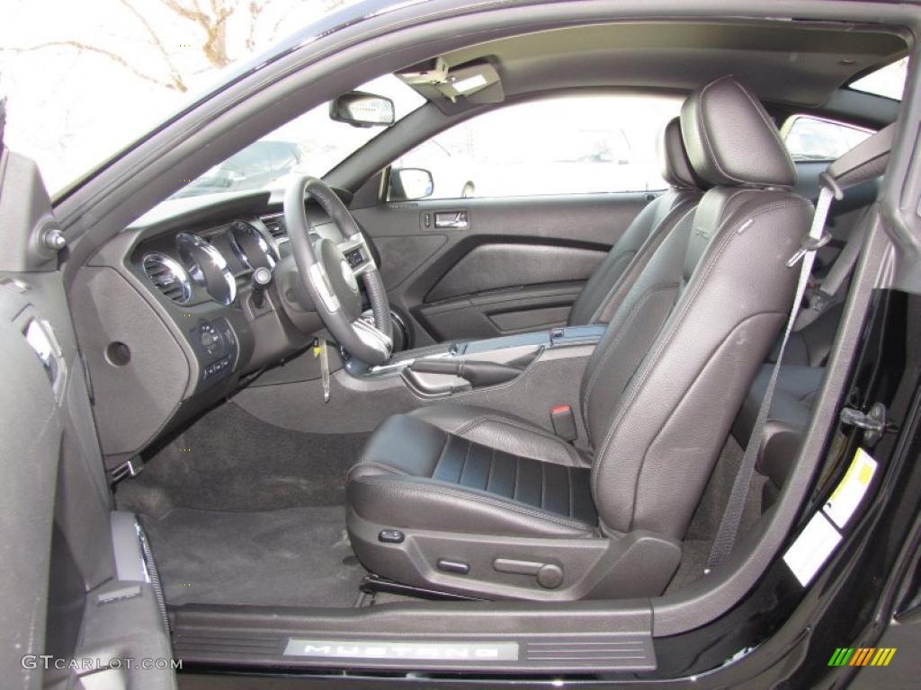 Charcoal Black Interior 2011 Ford Mustang GT/CS California Special Coupe Photo #45976043