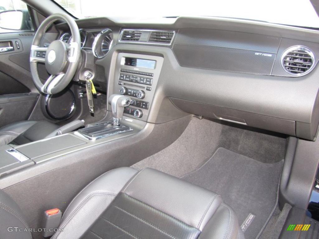 2011 Ford Mustang GT/CS California Special Coupe Charcoal Black Dashboard Photo #45976190