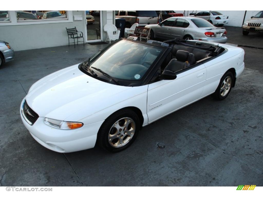 1997 Sebring JXi Convertible - Bright White / Gray photo #2