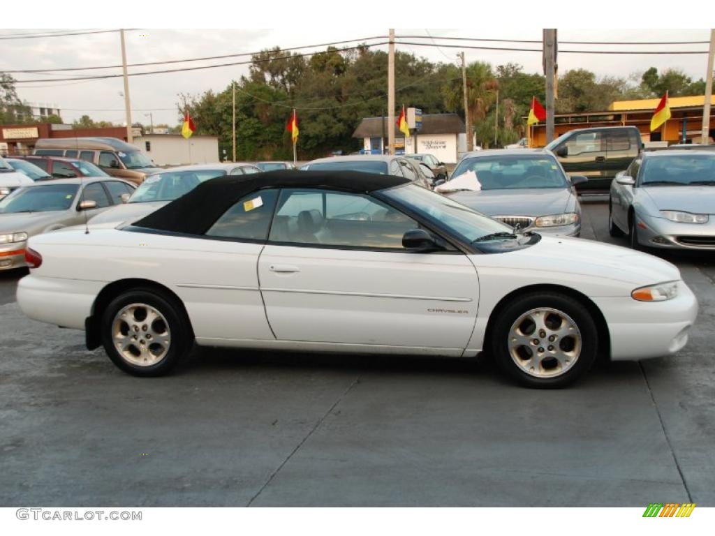 1997 Sebring JXi Convertible - Bright White / Gray photo #13