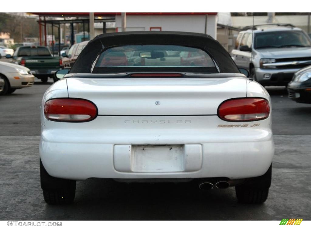 1997 Sebring JXi Convertible - Bright White / Gray photo #14