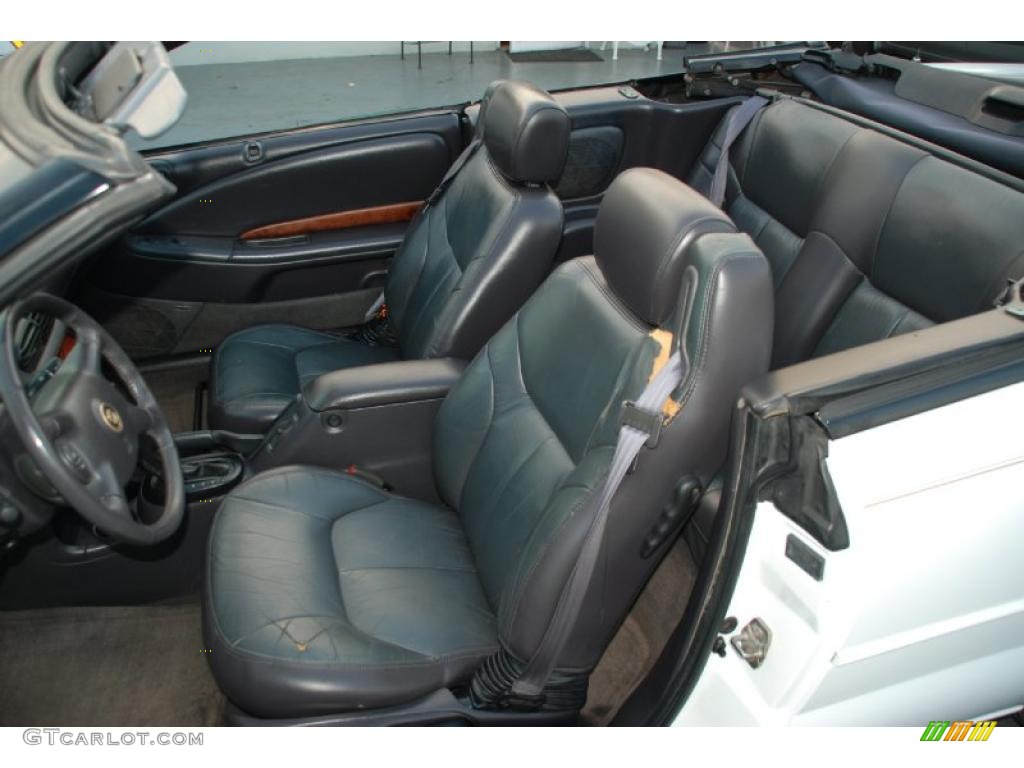 Gray Interior 1997 Chrysler Sebring JXi Convertible Photo #45976505