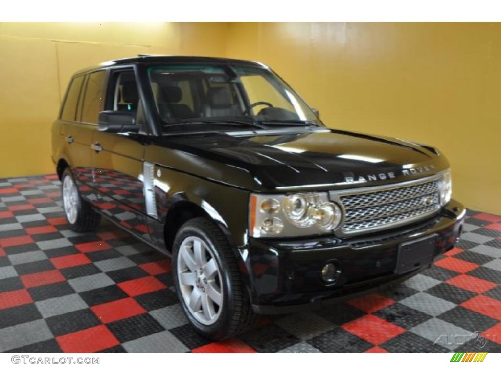 2007 Range Rover HSE - Java Black Pearl / Jet Black photo #1