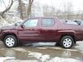 2008 Dark Cherry Pearl Honda Ridgeline RTL  photo #27