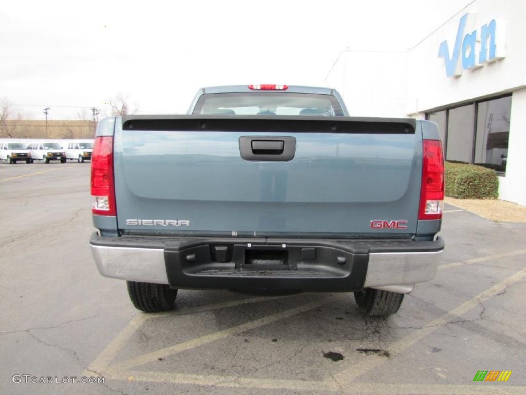 2008 Sierra 1500 Regular Cab - Stealth Gray Metallic / Dark Titanium photo #6