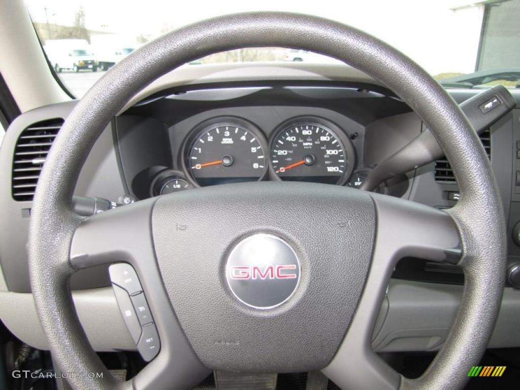 2008 Sierra 1500 Regular Cab - Stealth Gray Metallic / Dark Titanium photo #13