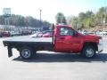Victory Red 2008 Chevrolet Silverado 3500HD Regular Cab 4x4 Chassis Exterior