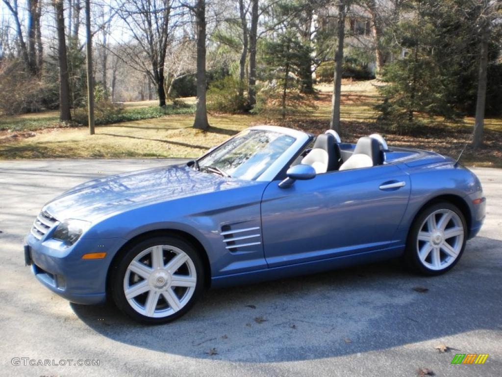 Aero Blue Pearl 2006 Chrysler Crossfire Limited Roadster Exterior Photo #45982724