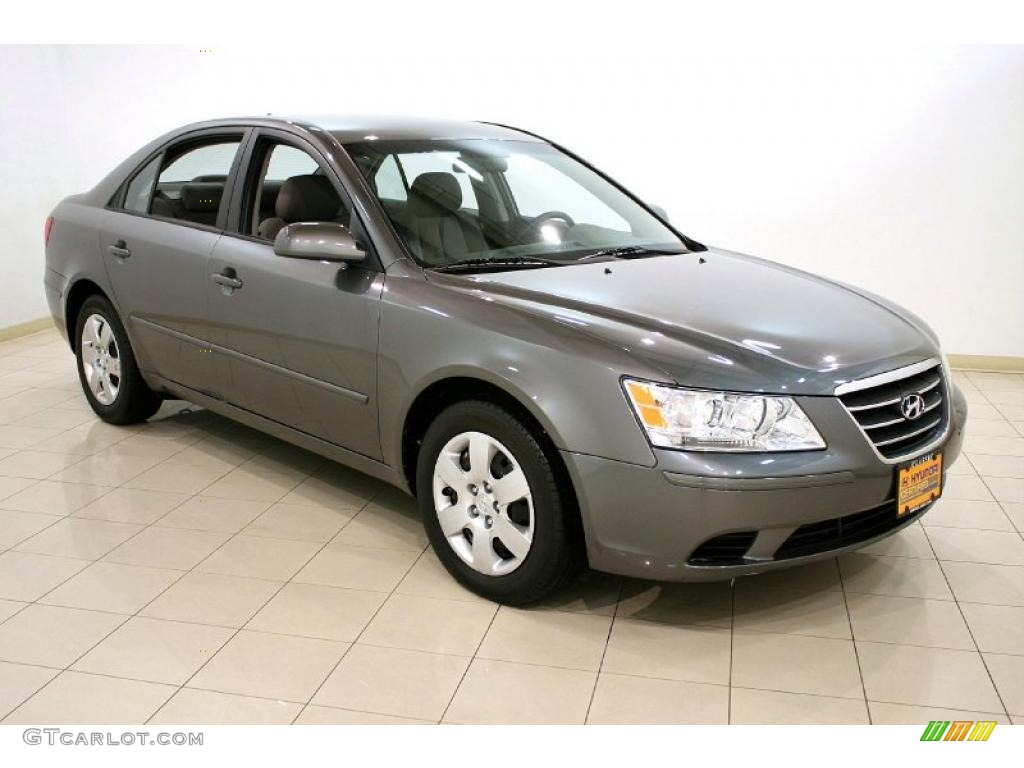 2010 Sonata GLS - Willow Gray / Gray photo #1