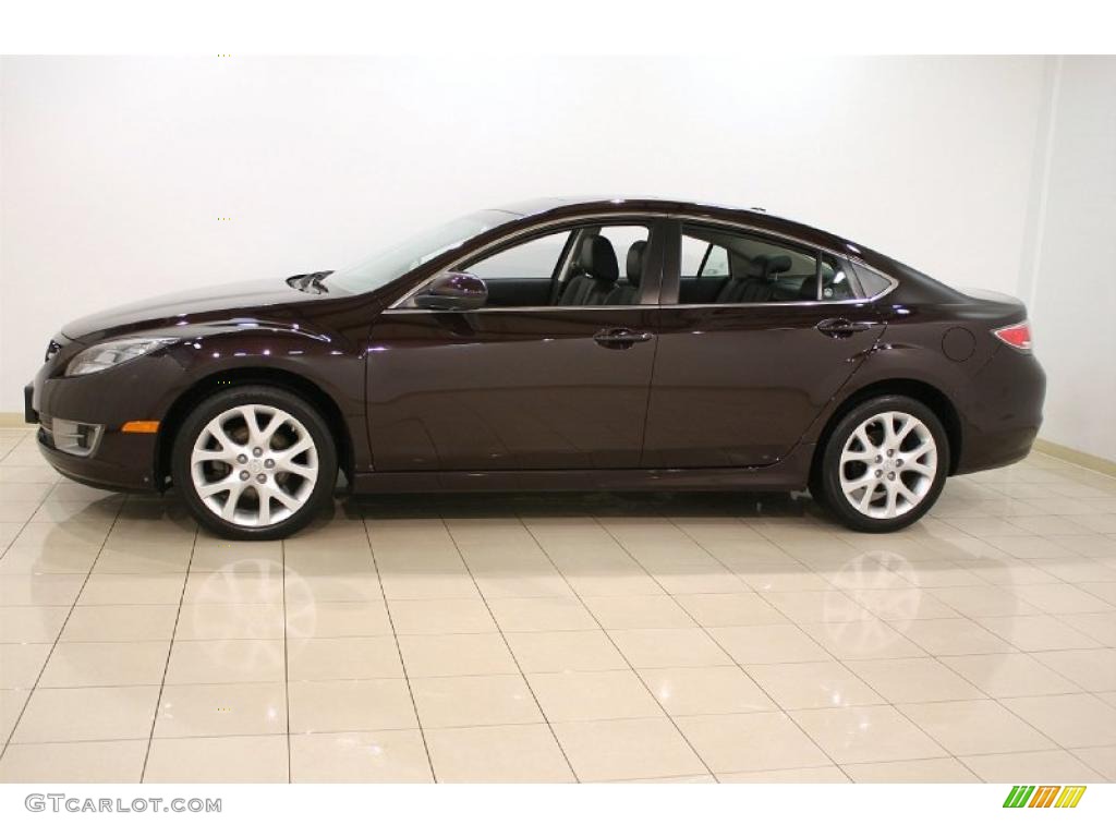 Black Cherry Metallic 2010 Mazda MAZDA6 s Grand Touring Sedan Exterior Photo #45983447