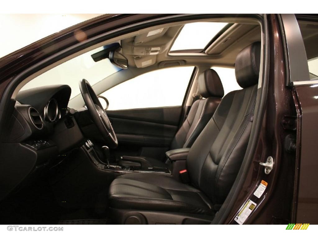 2010 MAZDA6 s Grand Touring Sedan - Black Cherry Metallic / Black photo #6