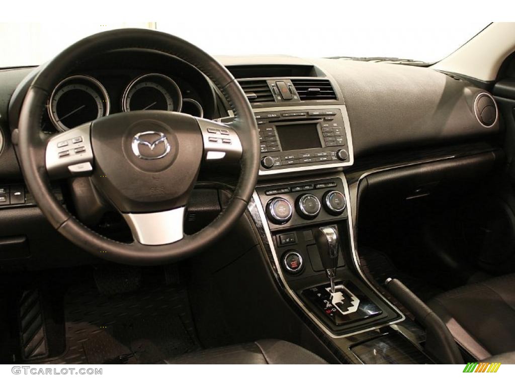 2010 Mazda MAZDA6 s Grand Touring Sedan Black Dashboard Photo #45983516
