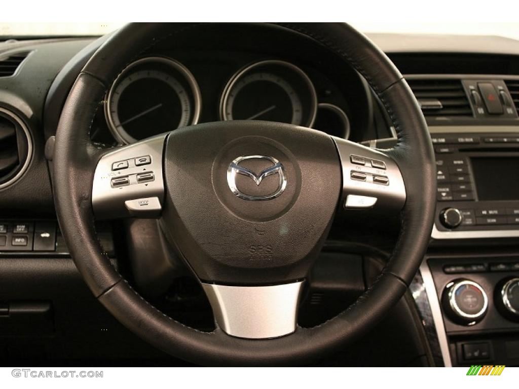 2010 MAZDA6 s Grand Touring Sedan - Black Cherry Metallic / Black photo #9