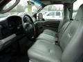 Medium Flint 2005 Ford F350 Super Duty XL Regular Cab 4x4 Interior Color