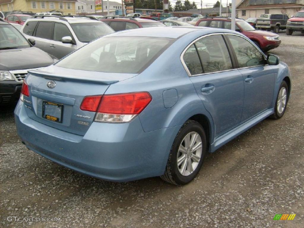 2011 Legacy 2.5i Premium - Sky Blue Metallic / Off-Black photo #10