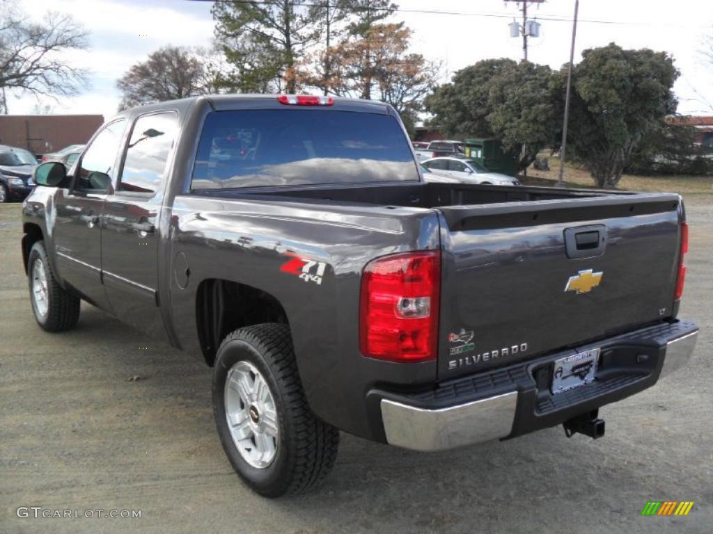 2011 Silverado 1500 LT Crew Cab 4x4 - Taupe Gray Metallic / Ebony photo #2