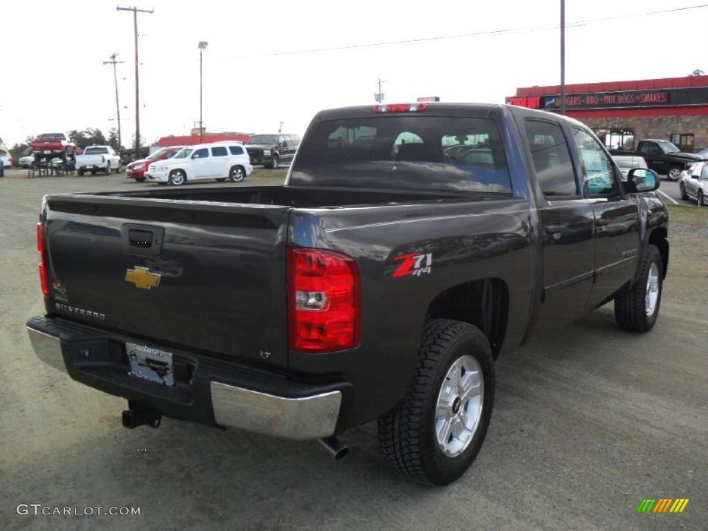 2011 Silverado 1500 LT Crew Cab 4x4 - Taupe Gray Metallic / Ebony photo #4