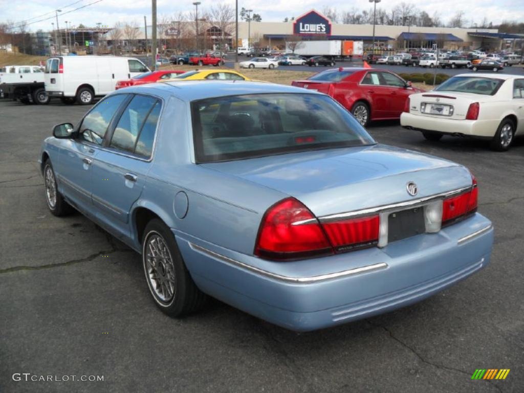 2001 Grand Marquis GS - Light Blue Metallic / Deep Slate Blue photo #2