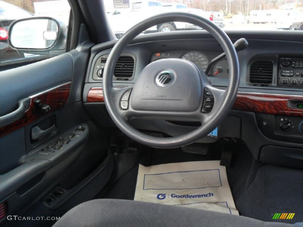 2001 Grand Marquis GS - Light Blue Metallic / Deep Slate Blue photo #17