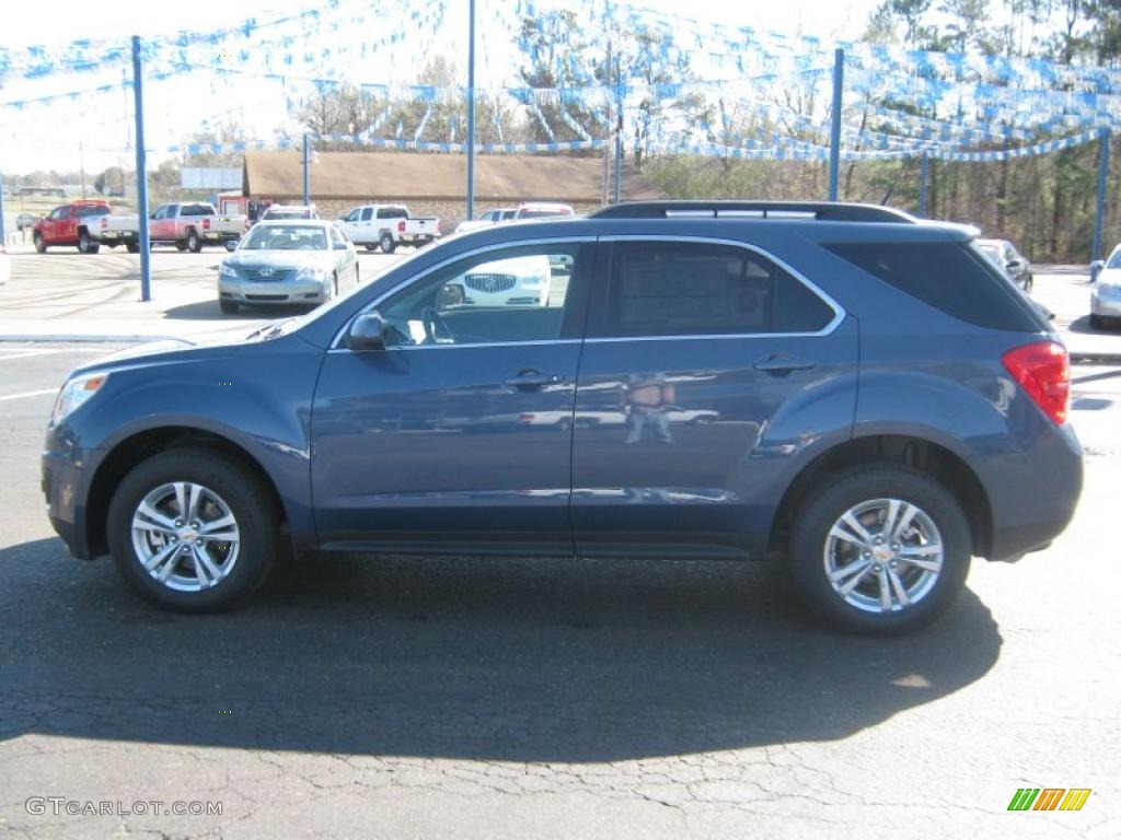2011 Equinox LT - Twilight Blue Metallic / Jet Black photo #2