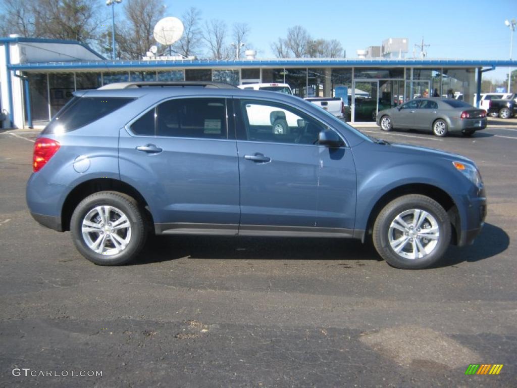 2011 Equinox LT - Twilight Blue Metallic / Jet Black photo #6