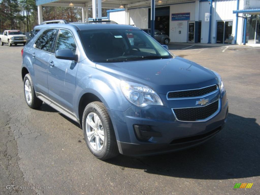 2011 Equinox LT - Twilight Blue Metallic / Jet Black photo #7