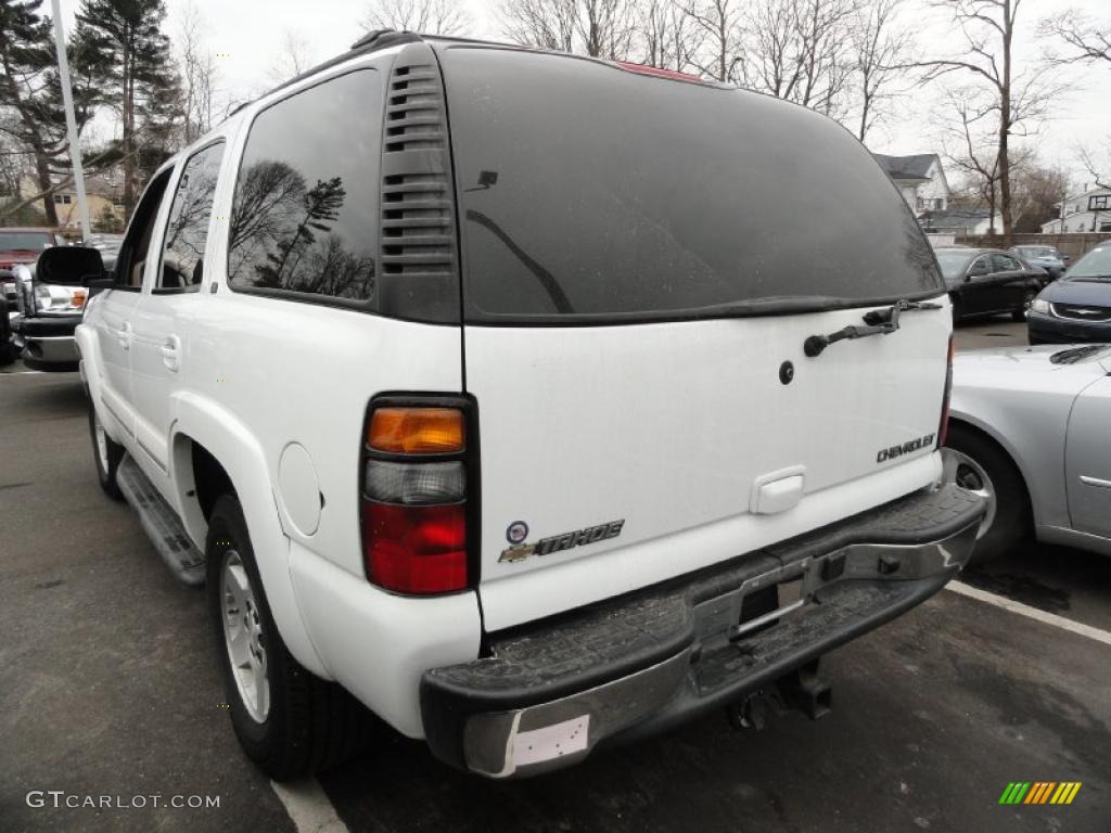2005 Tahoe LT - Summit White / Tan/Neutral photo #4