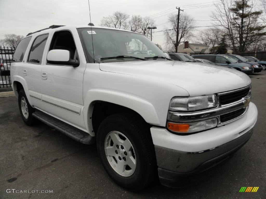 2005 Tahoe LT - Summit White / Tan/Neutral photo #6