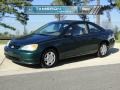 2001 Clover Green Honda Civic LX Coupe  photo #1