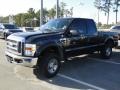 2008 Black Ford F250 Super Duty XLT SuperCab 4x4  photo #1