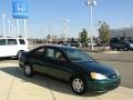 2001 Clover Green Honda Civic LX Coupe  photo #3