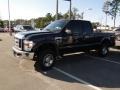 2008 Black Ford F250 Super Duty XLT SuperCab 4x4  photo #4