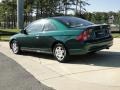 Clover Green 2001 Honda Civic LX Coupe Exterior