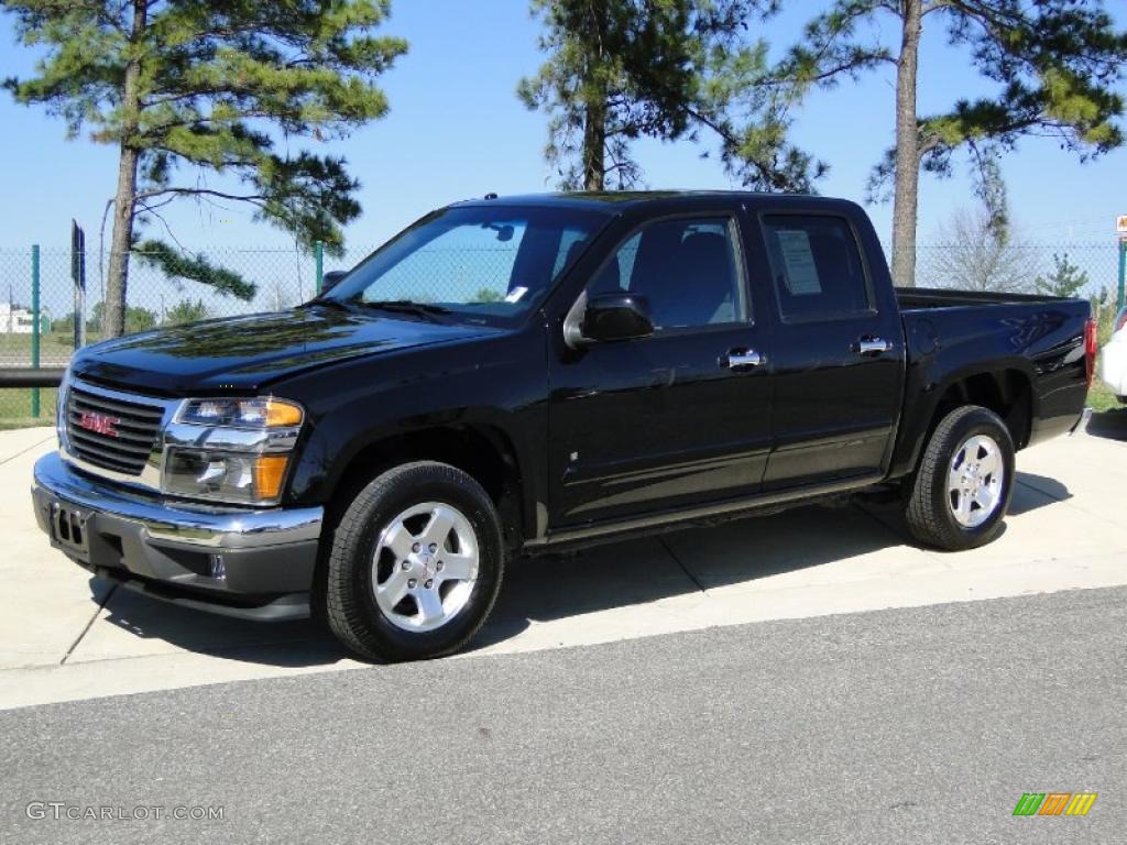 Carbon Black Metallic 2009 GMC Canyon SLE Crew Cab Exterior Photo #45987833