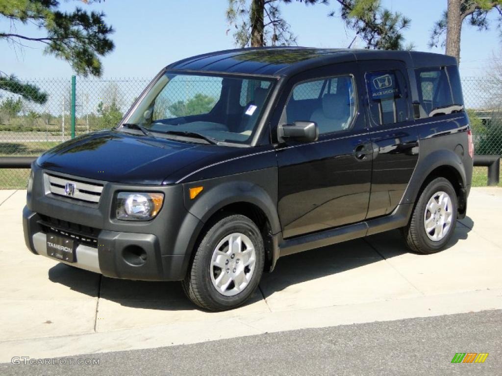 Nighthawk Black Pearl 2008 Honda Element LX Exterior Photo #45987854