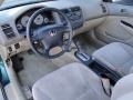 Beige 2001 Honda Civic LX Coupe Interior Color