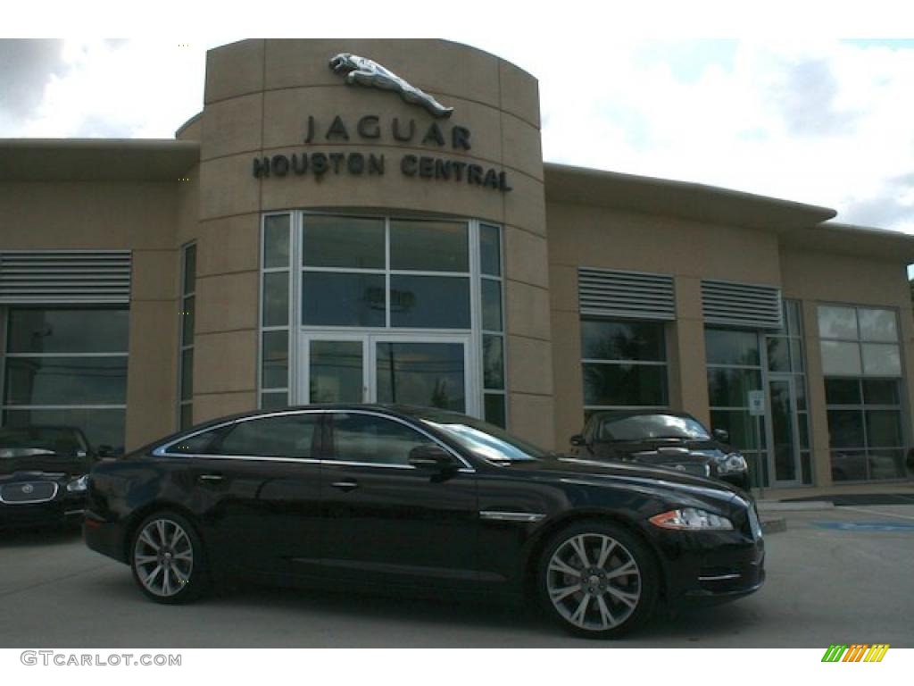 Ultimate Black Metallic Jaguar XJ