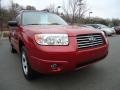 2007 Garnet Red Pearl Subaru Forester 2.5 X  photo #1