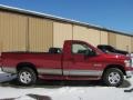 2008 Inferno Red Crystal Pearl Dodge Ram 1500 SLT Regular Cab 4x4  photo #4