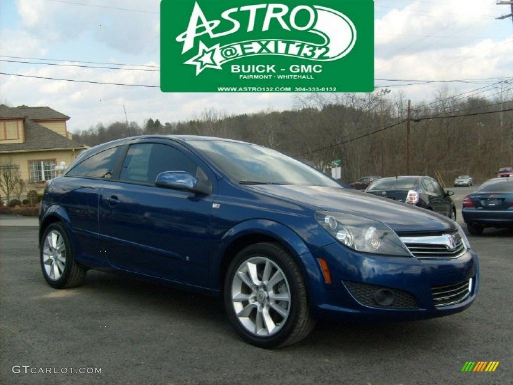 2008 Astra XR Coupe - Twilight Blue / Charcoal photo #1
