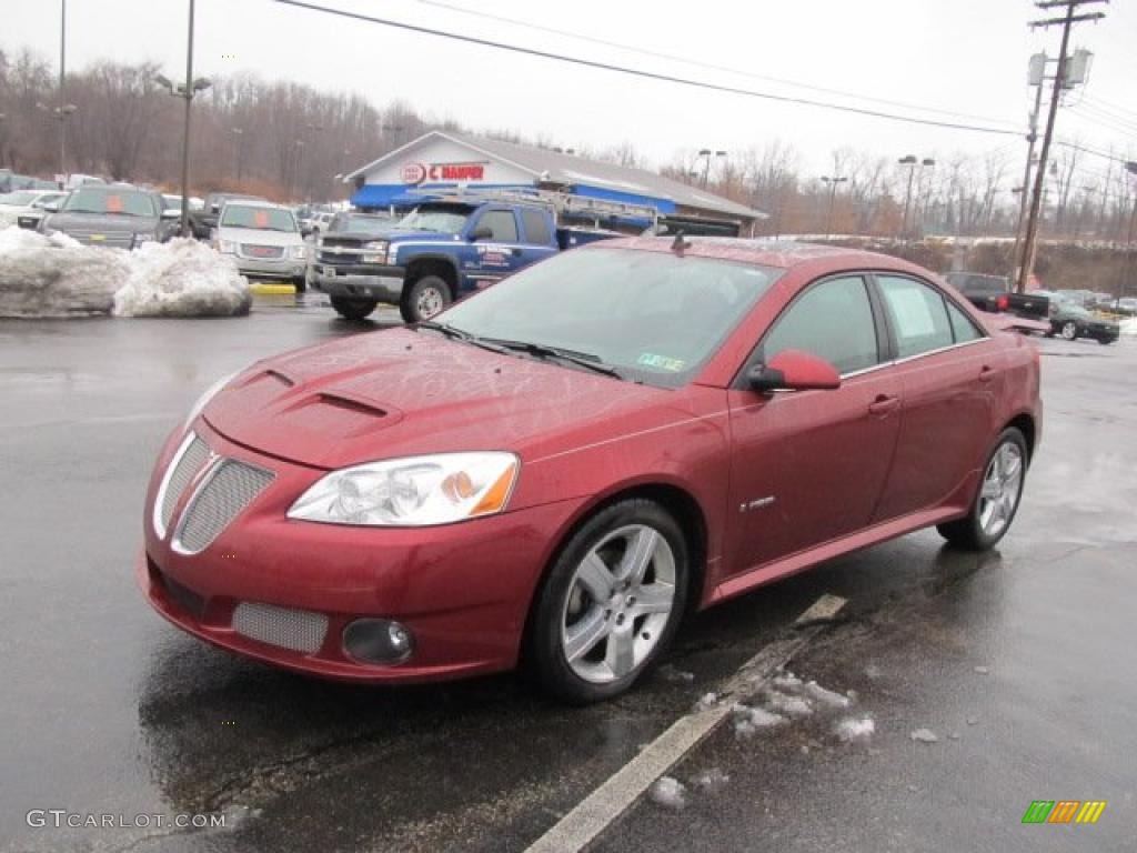 Performance Red Metallic 2008 Pontiac G6 GXP Sedan Exterior Photo #45993590